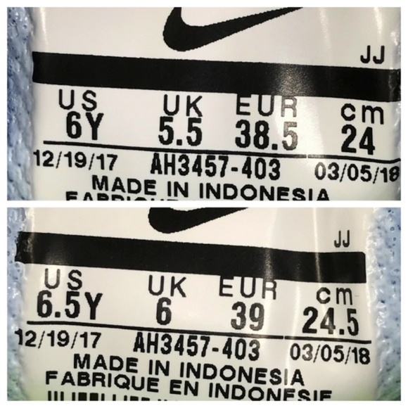 NEW Nike Free Run 2018 Gym Blue Silver - Picture 7 of 7